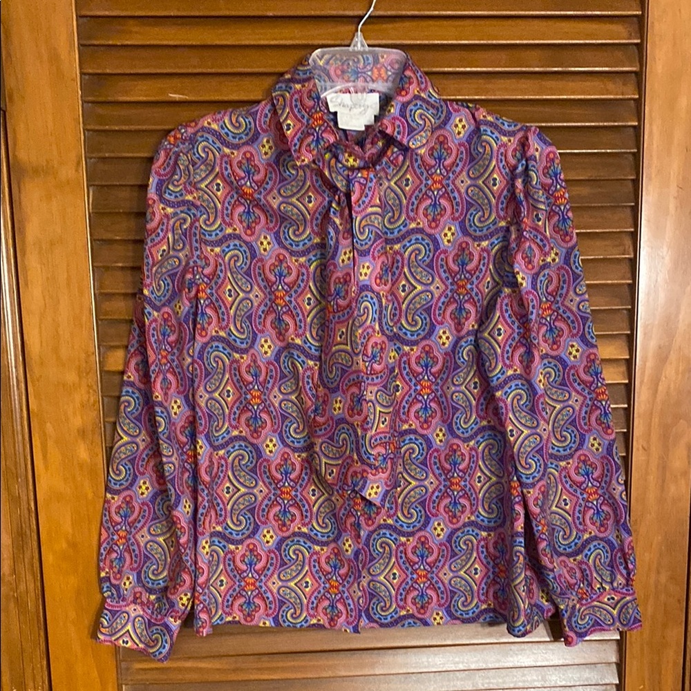 Colorful Paisley Vintage Shirt